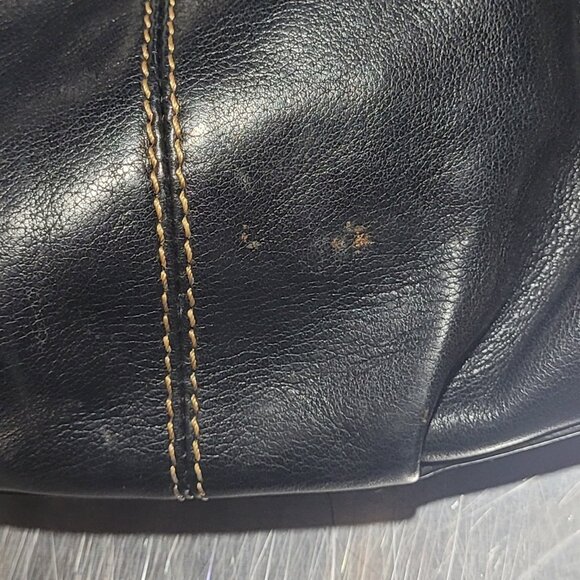 VTG LEATHER HOBO HANDBAG PURSE LIZ CLAIBORNE - Picture 11 of 12